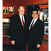 VCI President Karim Momeni with University of Louisville President President James R. Ramsey
